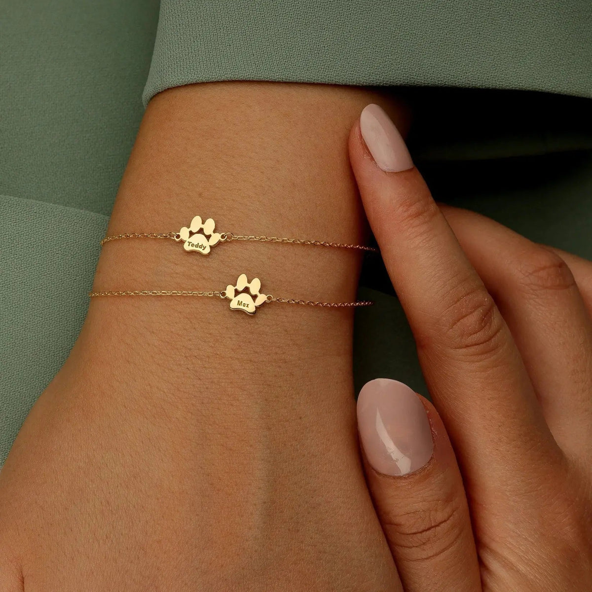 Pootjes Armband met Namen