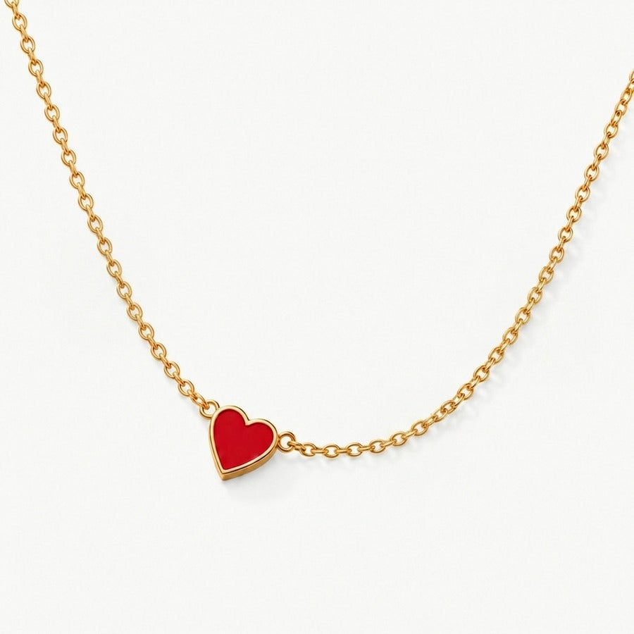 Mira bedel ketting goud met 1 bedel