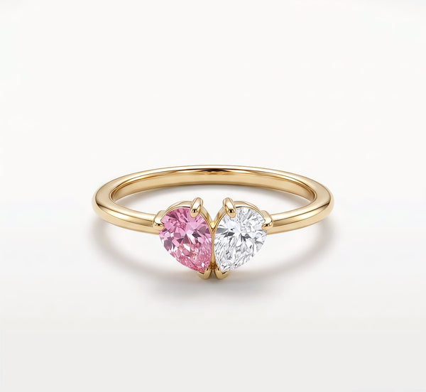 Veria geboortesteen ring – goud