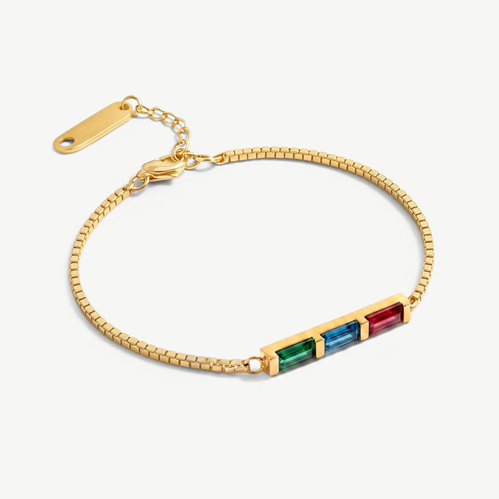 Geboortesteen Bar Armband