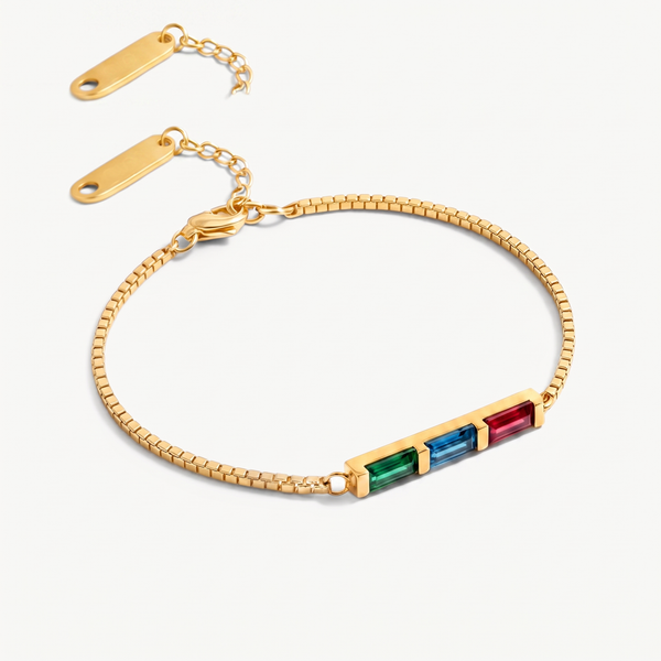 Geboortesteen Bar Armband — studio