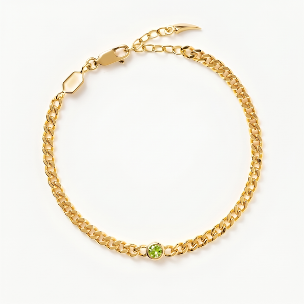 Augustus Geboortesteen Armband — studio