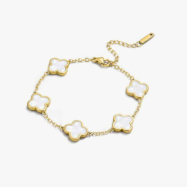 Parel Klaver Armband
